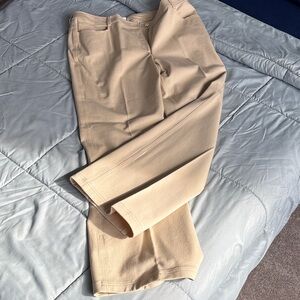 St. John Women's Tan Boot Cut Jeans